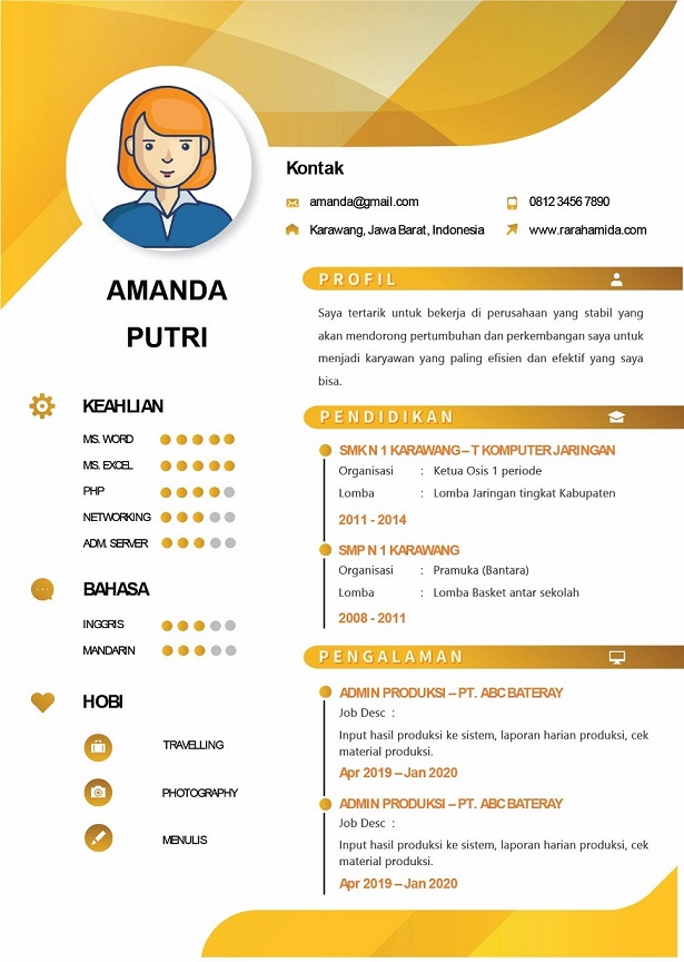 Pratinjau CV 02