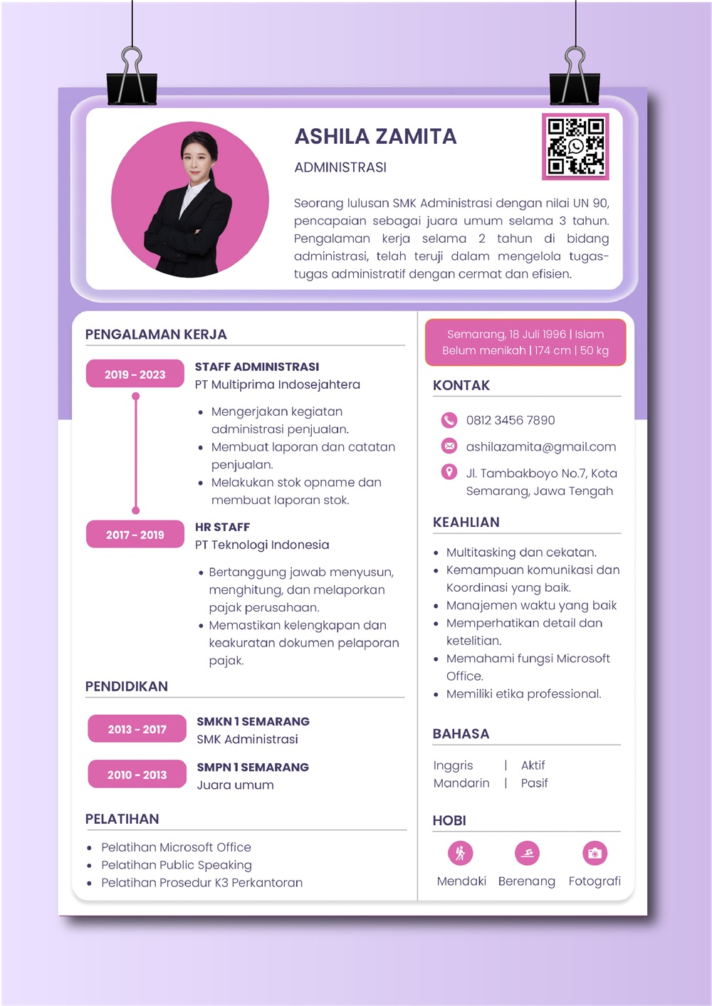 Template CV 10