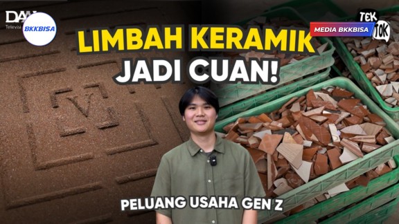 Gen Z Ini Ubah Limbah Keramik Jadi Coffee Shop | Tek Tok