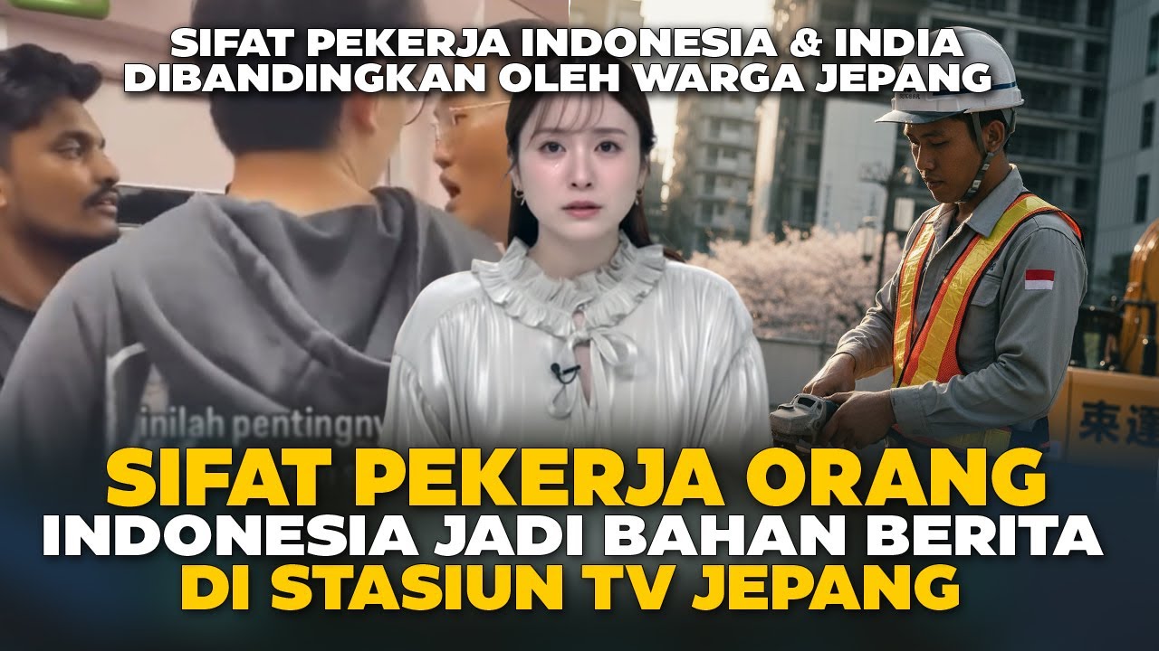 Sifat Orang Indonesia Jadi Berita Di Jepang | Dibandingkan Dengan Pekerja India